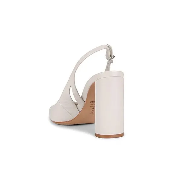 Schutz Blanche Pumps Pearl white shoes high heels Revolve Sz 8.5