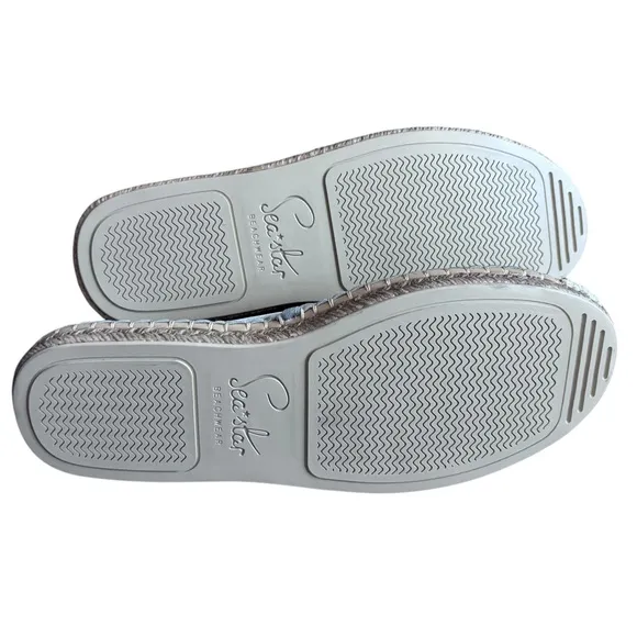Seastar Beachwear Slip On Gray Beach Shoes Sz 8