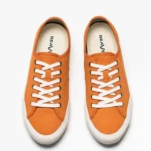 𝅺seavees Monterey Tie Boat Deck Sneaker Tangeringe