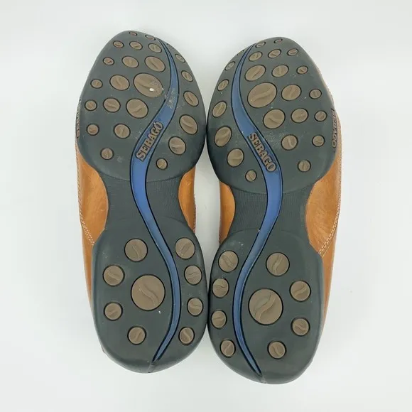 SEBAGO Breckenridge Slip On Loafers Leather Brown Comfort Boat Mens US 8.5 Shoes