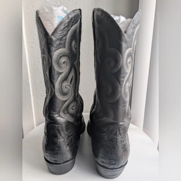 SEDONA WEST Men's Geniune Leather Alligator Boots