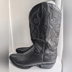 SEDONA WEST Men's Geniune Leather Alligator Boots