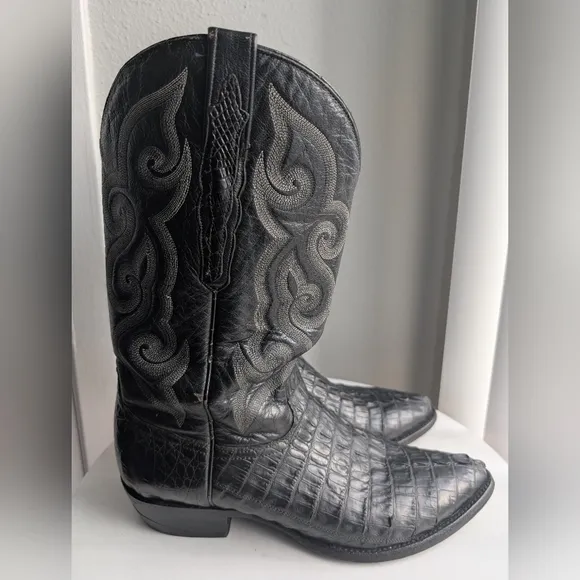 SEDONA WEST Men's Geniune Leather Alligator Boots