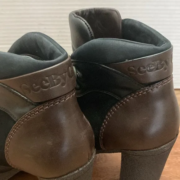 SEE by CHLOE AURE STACK HEEL SHOES
