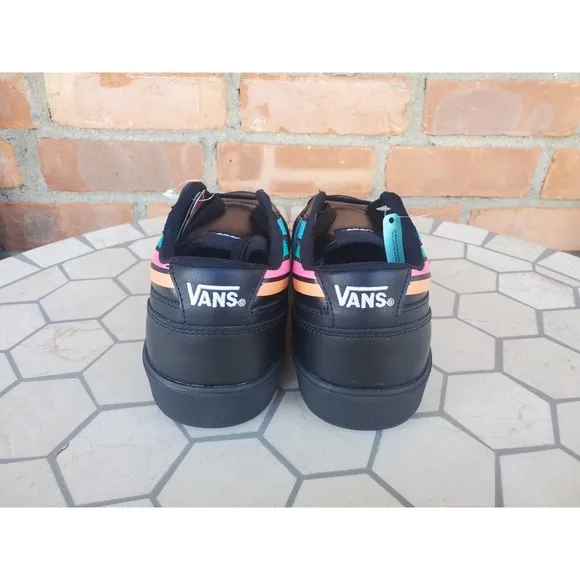 Size 11.5 - VANS Lowland CC Fader - Black Pink Blue Sourh Beach Miami Rare