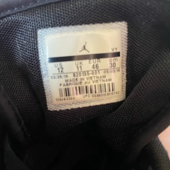 Size 12 - Jordan 1 Flight 4 Black DS Nike Air Jordan Flight 23 Shoes Red Black