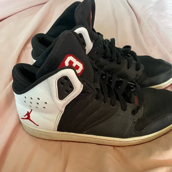 Size 12 - Jordan 1 Flight 4 Black DS Nike Air Jordan Flight 23 Shoes Red Black