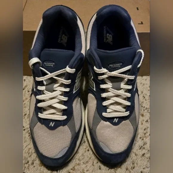 Size 12 Mens - New Balance 2002R Vintage Indigo Calm Taupe Navy Gray - M2002RHR
