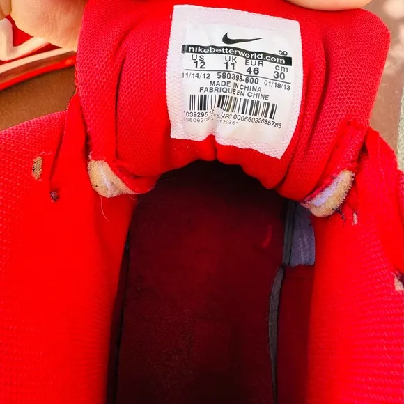 Size 12- Nike Air Max 360 Diamond Griffey Red
