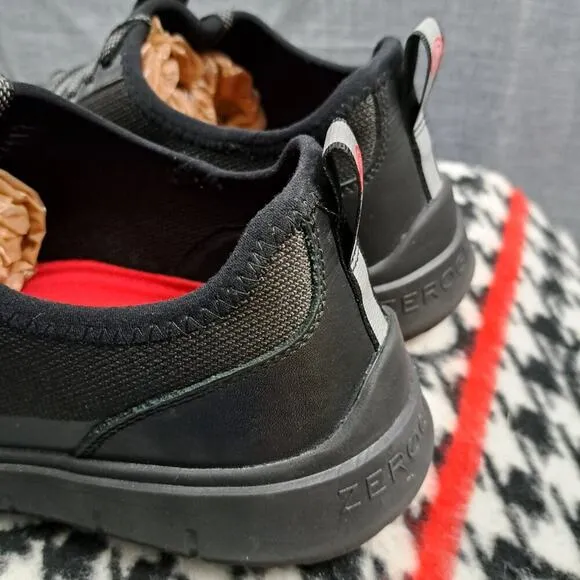 Size 13 Cole Haan ZeroGrand Shoes Black Stitchlite Knit Casual Comfort Men