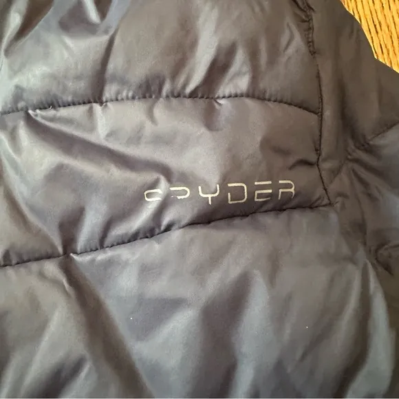 Size 8 Spyder Kids Navy Puffer Jacket