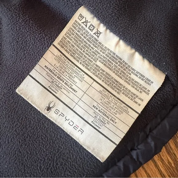 Size 8 Spyder Kids Navy Puffer Jacket