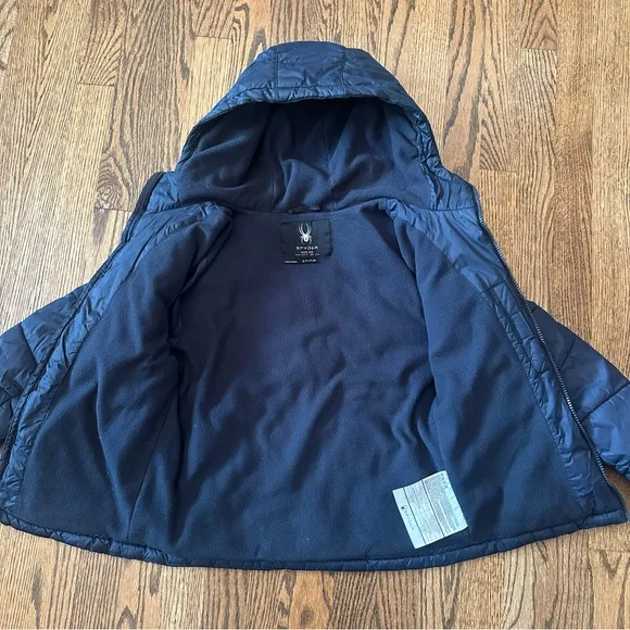 Size 8 Spyder Kids Navy Puffer Jacket