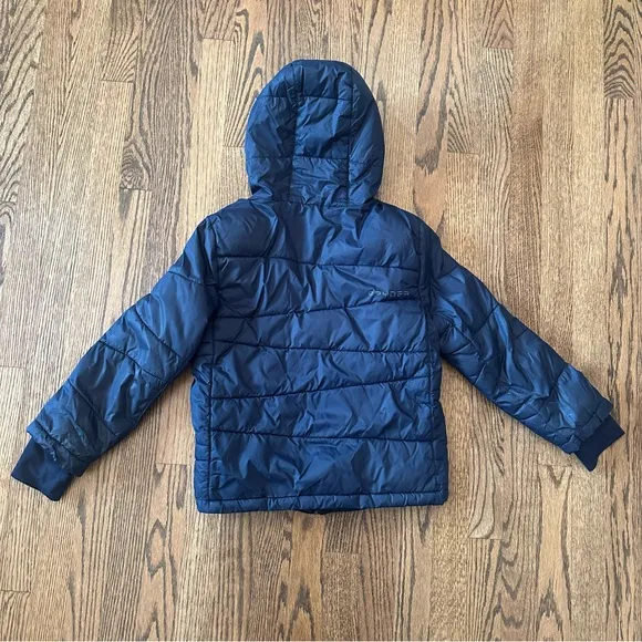 Size 8 Spyder Kids Navy Puffer Jacket
