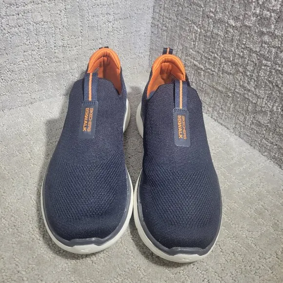 Skechers Go Walk Men's Size 10.5 Blue Navy Slip-On Walking Comfort Shoes 216202
