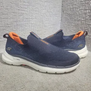 Skechers Go Walk Men's Size 10.5 Blue Navy Slip-On Walking Comfort Shoes 216202