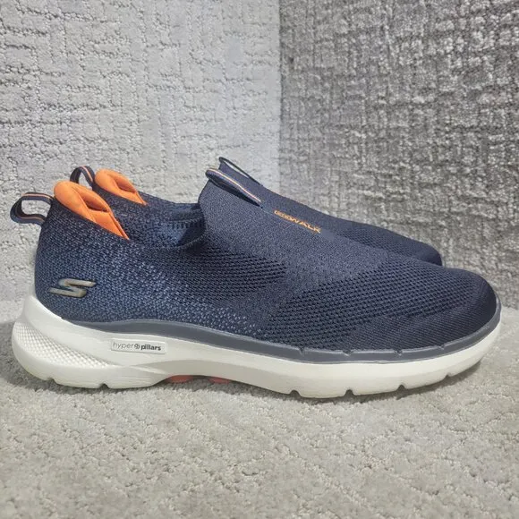 Skechers Go Walk Men's Size 10.5 Blue Navy Slip-On Walking Comfort Shoes 216202