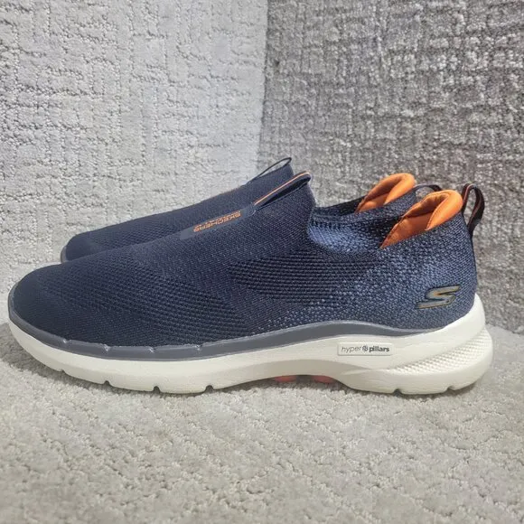 Skechers Go Walk Men's Size 10.5 Blue Navy Slip-On Walking Comfort Shoes 216202