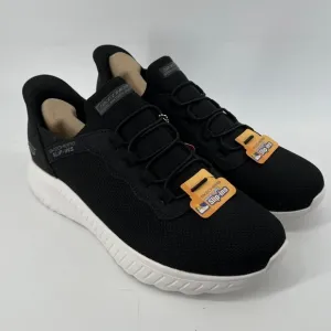 Skechers Men‎ 8.5 WIDE Hands Free Slip-ins BOBS Sport Squad Chaos Sneakers Black