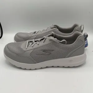 Skechers Men's GOwalk Max Gray White WALKING/ Athletic Shoes SZ 11.5 Extra Wide