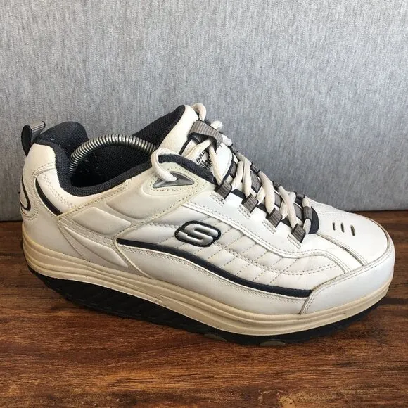 Skechers Shape Ups White Toning Walking Low Top Lace-Up Sneakers Men’s Size 11
