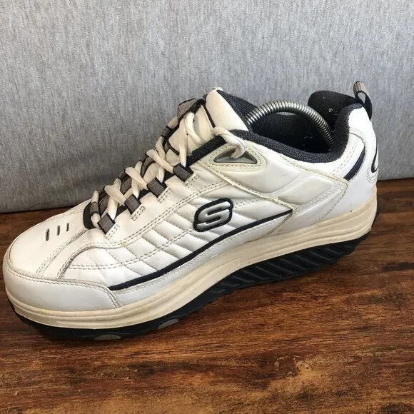 Skechers Shape Ups White Toning Walking Low Top Lace-Up Sneakers Men’s Size 11