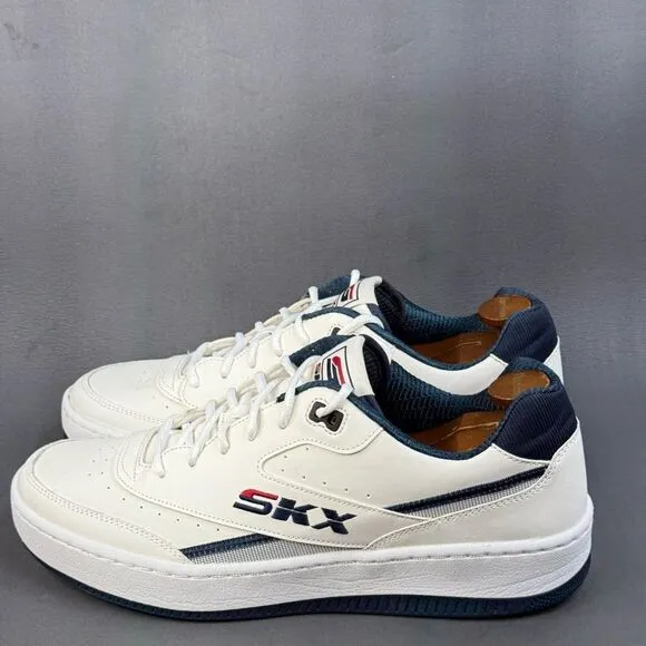 Skechers Sport Court 92 'White Blue' sneaker shoes men’s size 13