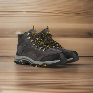 Skechers Trego Pacifico Hiking Boots Memory Foam Gray Waterproof Mens Size 13
