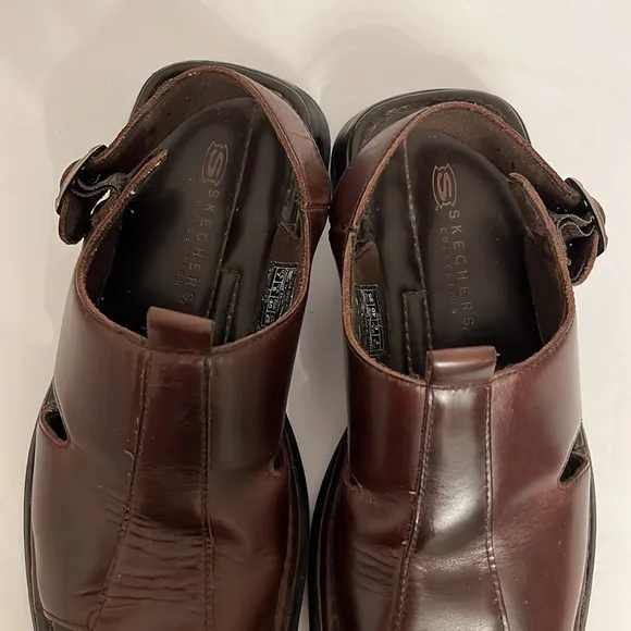 Skechers Vintage Y2K Leather Fisherman Sandal Mule