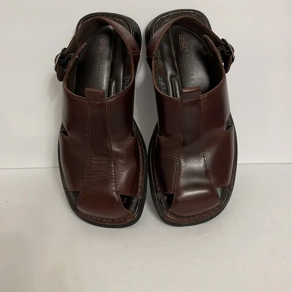Skechers Vintage Y2K Leather Fisherman Sandal Mule