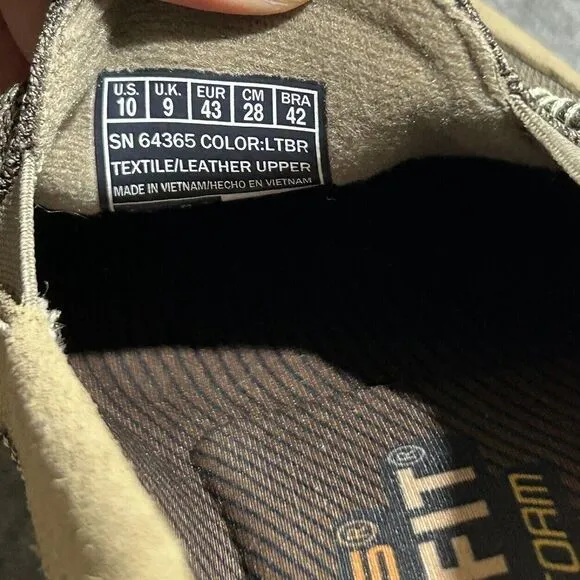 Skechers Superior Milford Mens Sz 10 Relaxed Fit Slip On 64365 Light Brown NEW