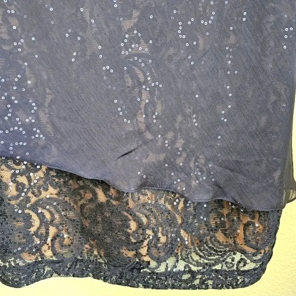 SLNY NWT chiffon womens plus size 14 evening dress