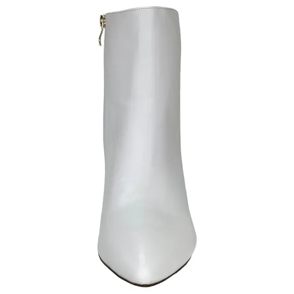 SMASH Shoes Chiku White Faux Leather Womens Ankle Boots Size 12M