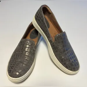 Sofft Somers SF0021498 Women's Gray Crocodile Print Leather Slip-On Shoes US 7M