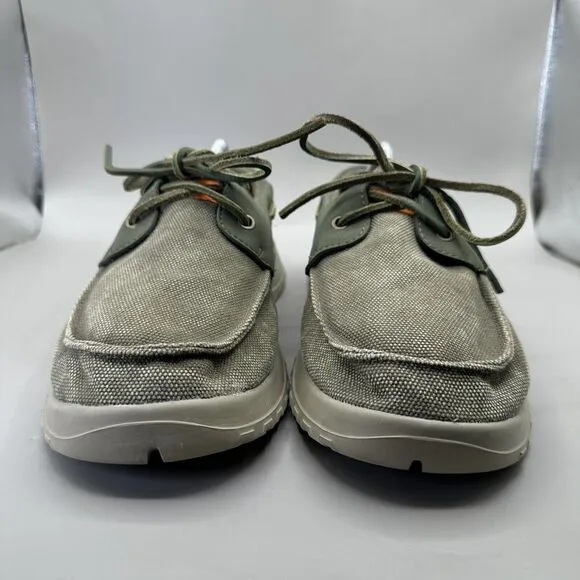 Soft Science The Cruise Casual Comfort Canvas Boat Shoes Green Men's Size 11 US