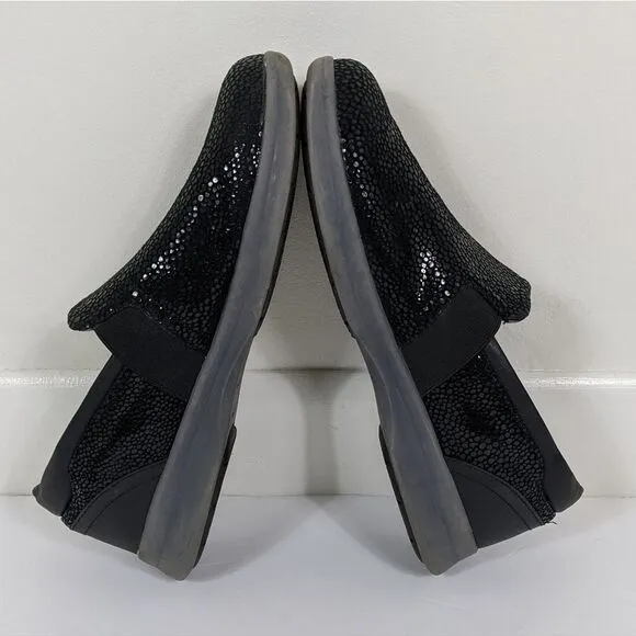 Softwalk Grey's Anatomy Black Sparkle Leather Slip-On Shoes 9.5