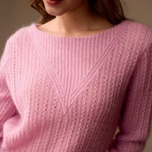 SOLID BOAT NECK SWEATER