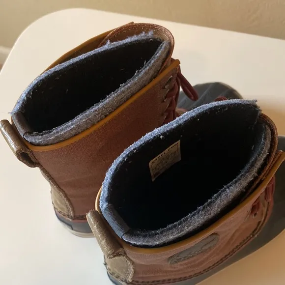 Sorel 1964 Premium CVS NL1717-257 Waterproof Boots Women’s 10/41 Brown Blk Wine