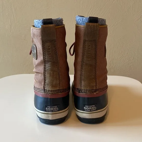Sorel 1964 Premium CVS NL1717-257 Waterproof Boots Women’s 10/41 Brown Blk Wine