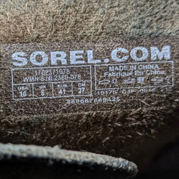 Sorel Addington Boots GUC $250 Size 10    S2931