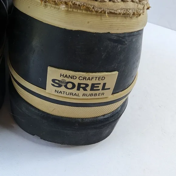 Sorel Caribou lined waterproof rubber sole boots