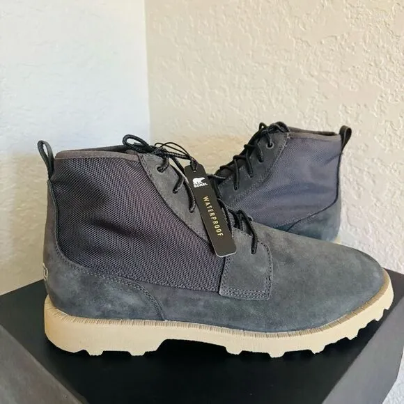SOREL Caribou OTM Waterproof Chukka Men's Leather Suede Boot, Size 14, Brown NWT