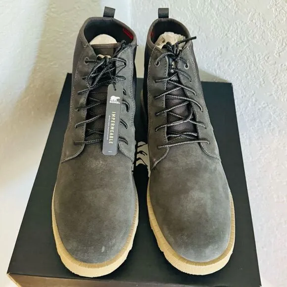 SOREL Caribou OTM Waterproof Chukka Men's Leather Suede Boot, Size 14, Brown NWT