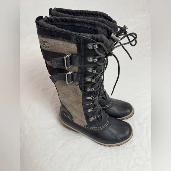 Sorel 'Conquest Carly II' Tall Waterproof Winter Riding Boots Women's Size 8