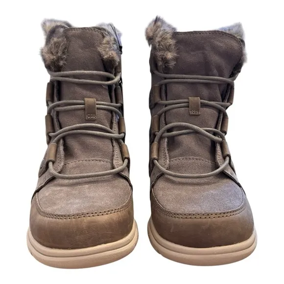 Sorel Explorer Joan in Quarry/Black NIB