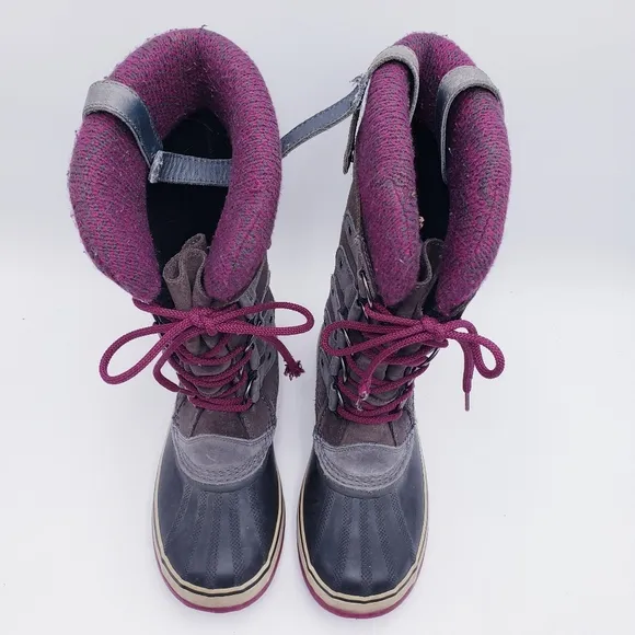 Sorel Joan of Arctic Knit Winter Waterproof Snow Boots NL2084-051 Women Size 8.5