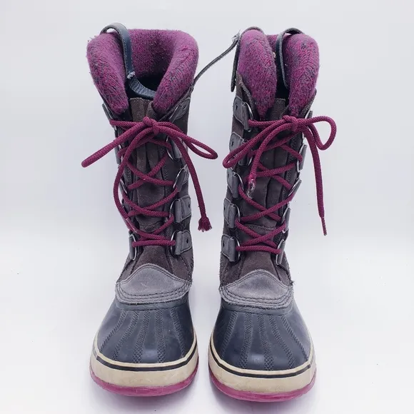 Sorel Joan of Arctic Knit Winter Waterproof Snow Boots NL2084-051 Women Size 8.5