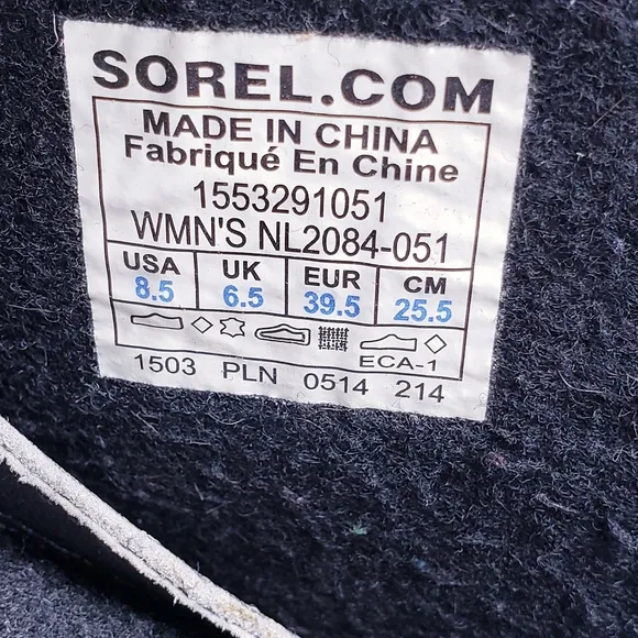 Sorel Joan of Arctic Knit Winter Waterproof Snow Boots NL2084-051 Women Size 8.5