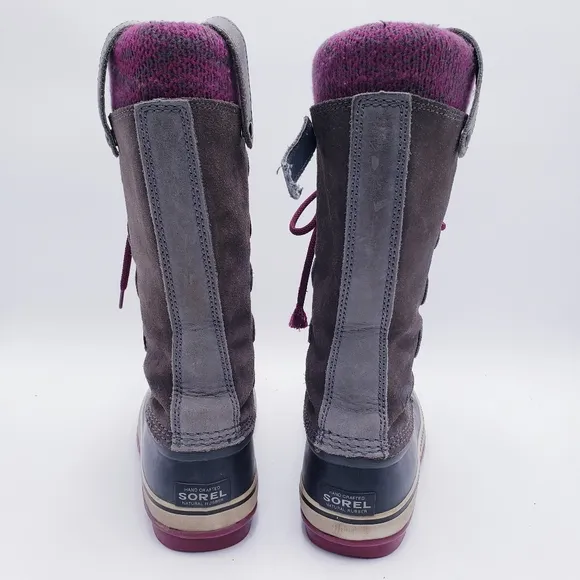 Sorel Joan of Arctic Knit Winter Waterproof Snow Boots NL2084-051 Women Size 8.5