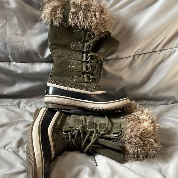 Sorel Joan Of Arctic Snow Boot - Women's, Nori, Dark Green, Size 6